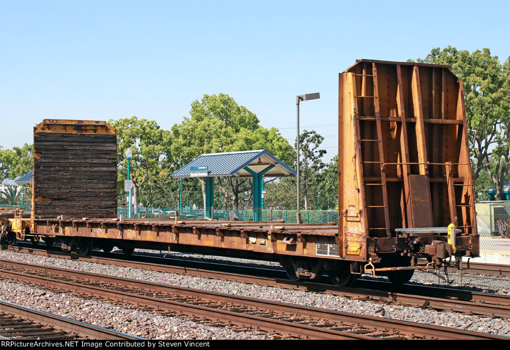 Union Pacific bulkhead flat #215705